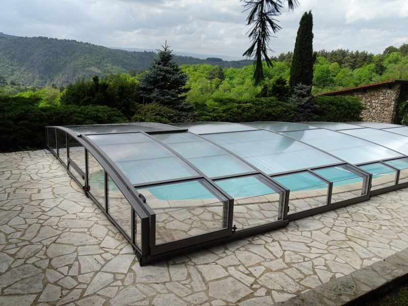 exemples d'installations d'abris piscine télescopiques STAR PAC'ABRIS
