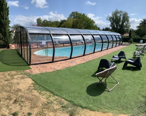 CHOISIR 2 Abri haut de piscine - confort toute saison - PAC'ABRIS