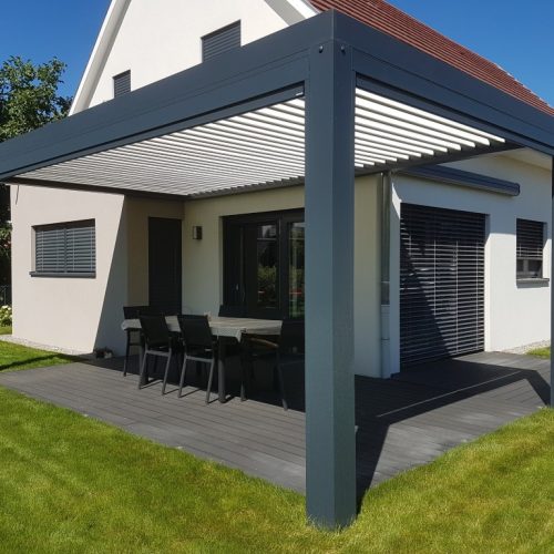 NOS PRODUITS 3 Solutions d'abris de terrasse haut de gamme PAC'ABRIS pour votre extérieur
